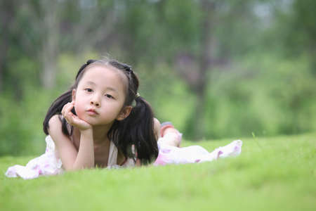 children playing in the park, taken on june 1 children's dayの写真素材
