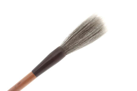 At an isolated brush in front of white backgroundの写真素材