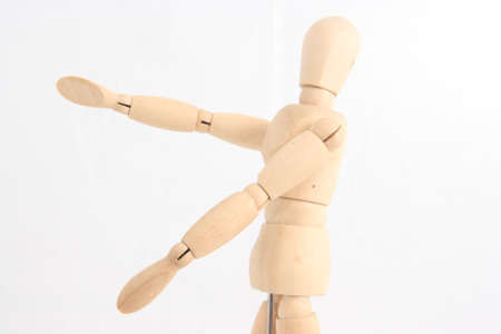 There are a puppet's position picture