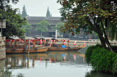Zhujiajiao town scenery  のeditorial素材