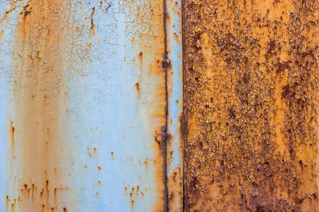 Weathered rust mottled rust texture tin