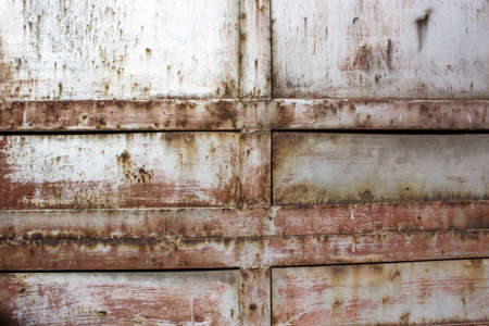 Local feature of the color paint mottled weathered rust