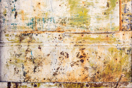 Color mottled paint weathering mosaic iron rust dirty close-upの写真素材