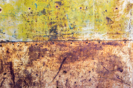 Color mottled paint weathering mosaic iron rust dirty close-upの写真素材