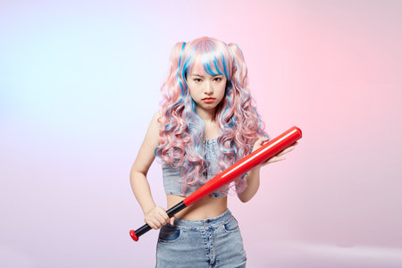 cool baseball girl