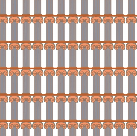 Antique column pillar patternのイラスト素材