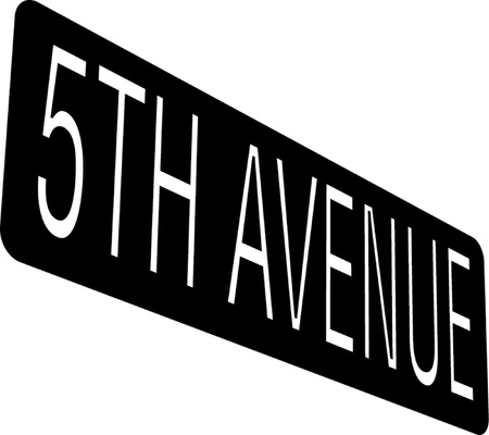 5th Avenue sign