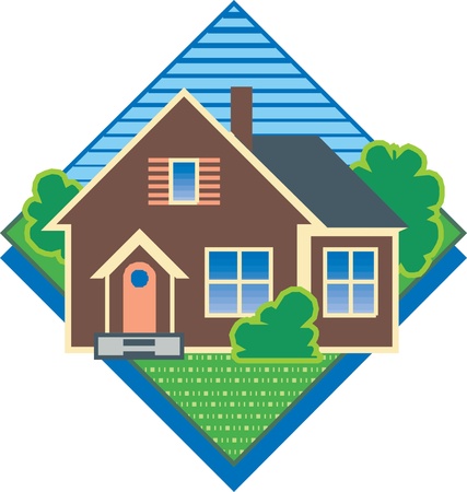 illustration of  houseのイラスト素材