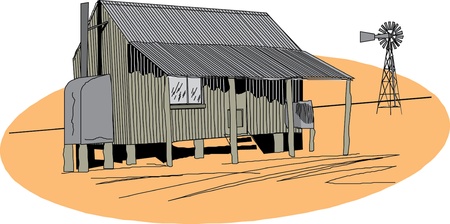 Vector illustration of  house のイラスト素材
