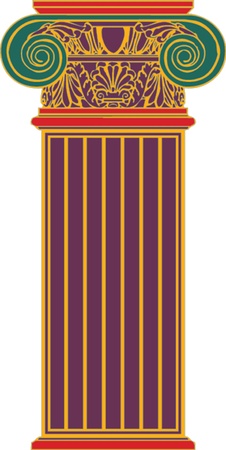 Antique column pillarのイラスト素材