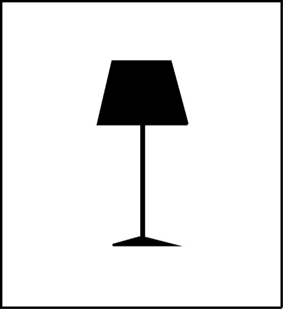 Floor Lamp Iconのイラスト素材