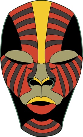 African maskのイラスト素材