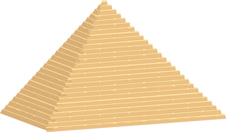 illustration of pyramidのイラスト素材
