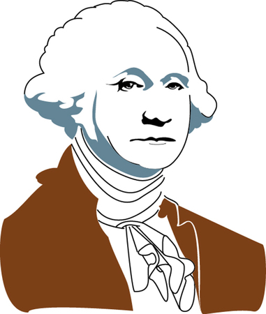 Vector illustration of George Washington のイラスト素材