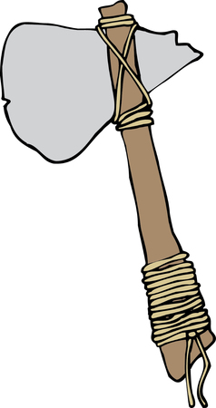 illustration of tomahawk のイラスト素材
