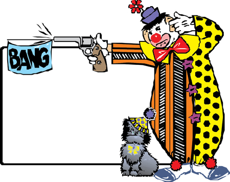clown illustrationのイラスト素材
