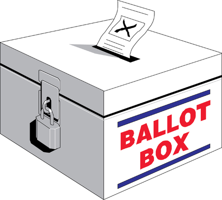 ballot voting box symbol のイラスト素材