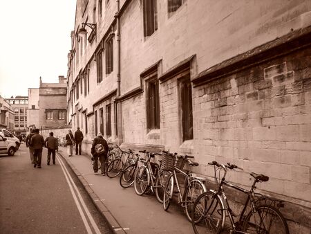 Town in sepia at London Englandのeditorial素材