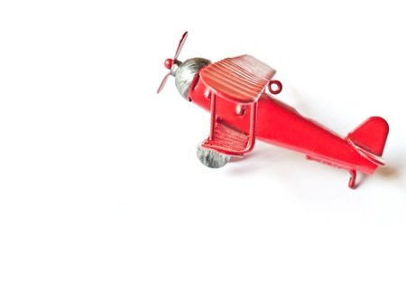 a model plane vintage isolated on white backgroundの写真素材