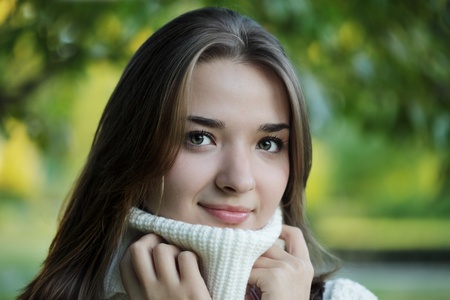 beauty girl outdoor
