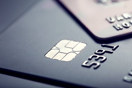 Credit cards. Plastic cards.