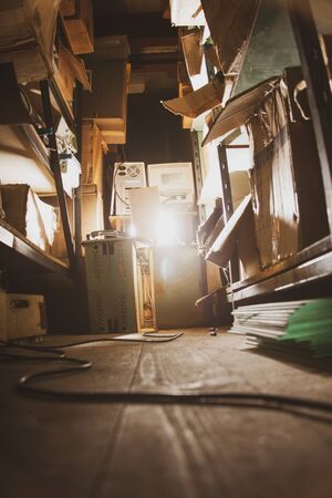 Old Vintage Storage Roomの写真素材