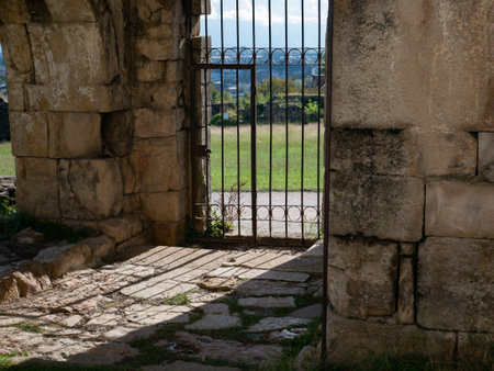Bagrati Cathedral. Famous Landmark Of The Medieval Georgian Architecture, Kutaisi, Georgia.のeditorial素材