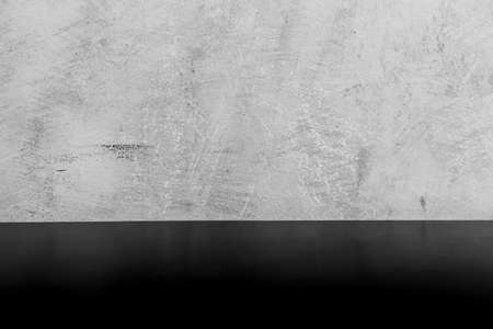 Polished cement wall, Grey concrete loft style wall use for background.の写真素材