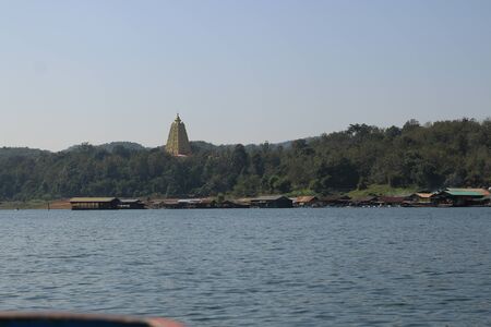 Community Waterfront in Thailand.の写真素材