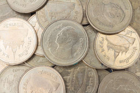 coin taxture. thailand. background.の写真素材
