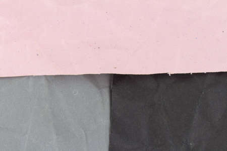 black. gray. pink. crumpled paper texture background.の写真素材