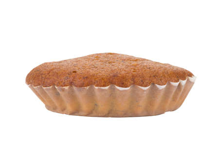 banana cake isolated on white background.の写真素材