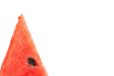 pieces watermelon on a white background.