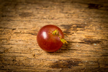 grapes seedless red on old wood.の写真素材