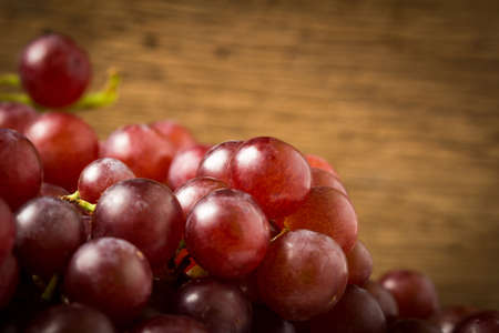 grapes seedless red on old wood.