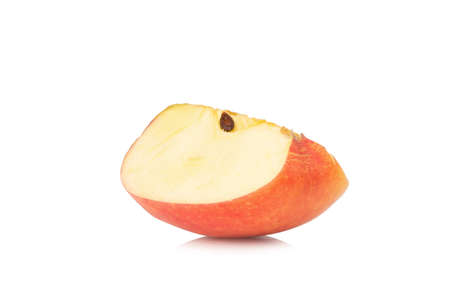 apple isolated on white background.の写真素材