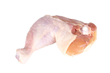 chicken wing fresh isolated on white background.の写真素材