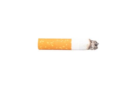 cigarette isolated on white background..の写真素材