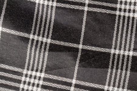 plaid pattern texture background closeup color black and white.