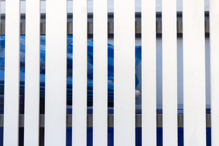 wood background color white vintage.の写真素材