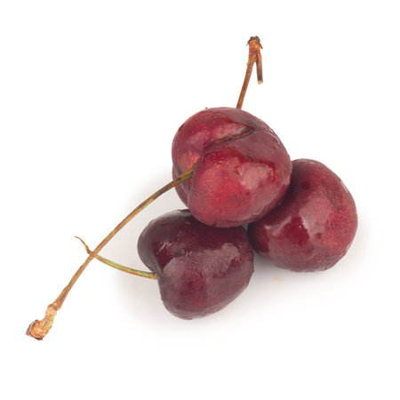 Cherry isolated on white background.