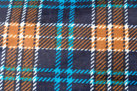 plaid texture art closeup blue.