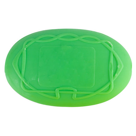 soap green isolated on white background.の写真素材