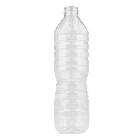 bottle isolated on white background plastic.の写真素材