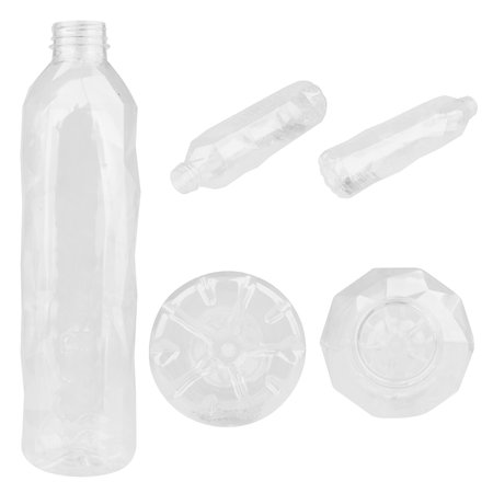 bottle isolated on white background plastic.の写真素材