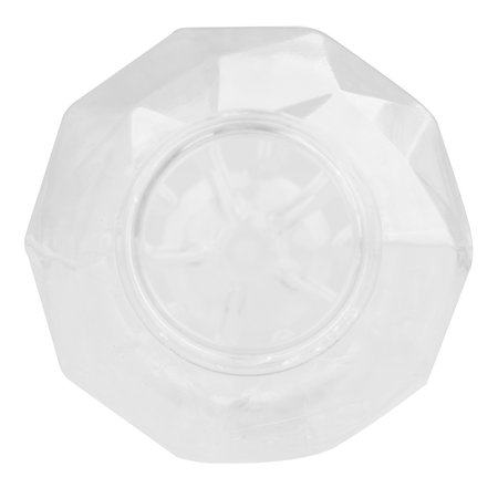 Plastic bottles top view isolated on white background.の写真素材