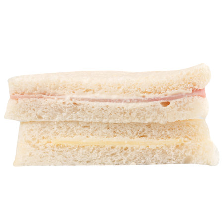 Sandwich isolated on white background.の写真素材