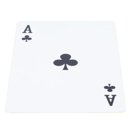 card gambling on white game luck ace clubs.