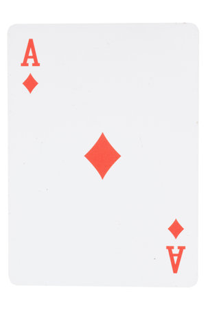 card gambling on white game luck ace diamonds.