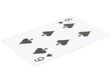 card gambling on white game luck six spades.